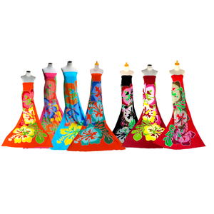 Pareos de rayón de la mejor calidad 2025, de una pieza Pareo, Floral pintado a mano, arte Original directo, Bali, artesanos balineses, Bikinis, ropa de playa - Product Image 1