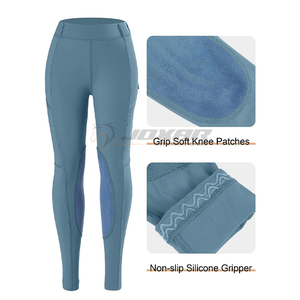 กางเกงรัดรูปสำหรับขี่ม้าสำหรับผู้หญิงผ้าสัมผัสนุ่มสบายดีไซน์เอวสูงให้สถานที่ที่เหมาะสำหรับการขี่ม้า - Product Image 2