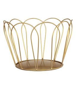 Handmade Modern Metal <b>Wire</b> <b>Storage</b> <b>Basket</b> Eco-Friendly Multifunction Kitchen Tabletop for Snacks Chocolates Candies & Breads - Product Image 5
