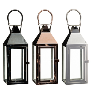 Wholesale Metal Home <b>Ornaments</b> Nordic European Style Luxury Metal Candle Holder Hanging Lanterns - Product Image 5