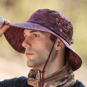 Adult Men Jungle Boonie Bucket Hat Ripstop Waterproof 5-Panel Casual Hiking <b>Mountain</b> Fishing Outdoor - Product Image 2