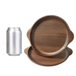 Bandejas redondas de madera al mejor precio para uso comercial y doméstico, listas para enviar, regalo de negocios - Product Image 4