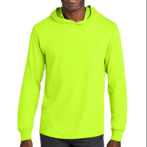 Camisetas de manga larga con capucha de algodón negro para hombre, camisetas con capucha personalizables para eventos, venta al por mayor, camisetas con capucha para reventa - Product Image 1