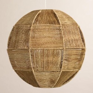 Best Choice Rustic Bamboo Jute Corn Husk Chandelier Lampshade Frame Customizable Size Color for Living Room Furniture Decor - Product Image 5