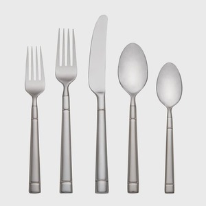 Directo de fábrica India Tamaño personalizado y acabado Cubiertos de alta calidad Juego de cubiertos de plata de acero inoxidable moderno - Product Image 4