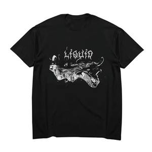 Hombres de lujo de calidad Oversize Drop Shoulder Streetwear Camiseta 100% Algodón Rib O-cuello de logotipo personalizado Diseño Estilo formal - Product Image 1