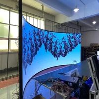 Affichage LED polychrome d'intérieur Premium P6 Tailles sur mesure pour centre commercial et magasin de détail Animation publicitaire et graphiques