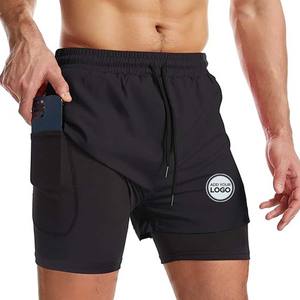 Shorts d'entraînement pour hommes, athlétisme, fitness, course à pied, sport, poches courtes - Product Image 6