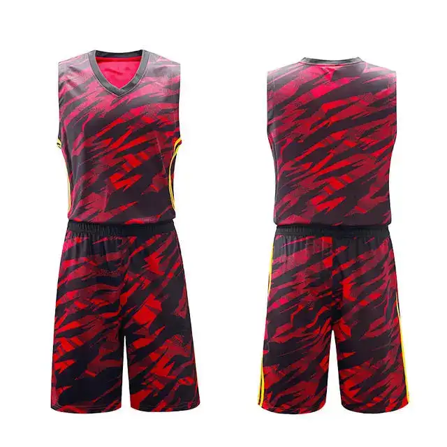 Custom Made Sem Mangas Autêntico Basquete Jersey e Shorts Wear Uniformes