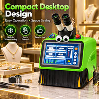 Machine de soudage laser de bijoux de bureau 60W YAG, soudeuse par points laser pour la réparation de bijoux, micro-soudage or et argent