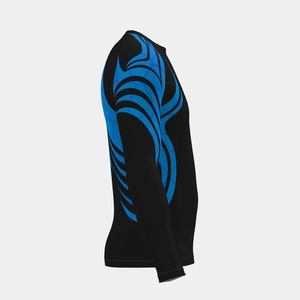 Sublimated Rash Guard Compression Swimwear Top for Outdoor Sports <b>Surfing</b> Cycling Training & Active Performance 100% Polyester - Product Image 2