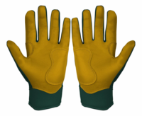 Guantes de Bateo de Béisbol de Último Diseño y Calidad Premium, Palma de Cuero Suave al Tacto, Malla Transpirable, Agarre Fuerte, Antideslizantes, con Cierre de Gancho y Bucle