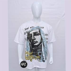 T-shirt vintage surdimensionné personnalisé pour hommes, grande taille, en molleton 100 % coton épais, imprimé avec votre design et logo, style hip-hop - Product Image 1