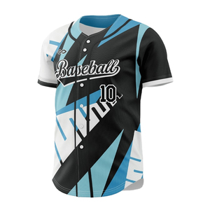 Ensemble d'uniformes de baseball de haute qualité uniformes de baseball et de softball brodés sur mesure maillot en maille à sublimation complète vêtements de sport - Product Image 1