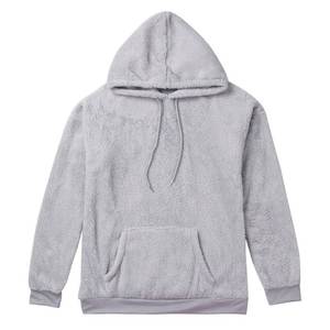 Sudadera con capucha de lana de poliéster 100% de alta calidad para hombres logotipo personalizado bordado impresión 220 Gsm estilo suelto de talla grande Casual otoño - Product Image 4