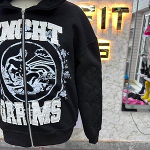 Sweats à capuche avec fermeture éclair imprimés en usine Sweats à capuche bon marché pour hommes Vente en gros de conception populaire - Product Image 5