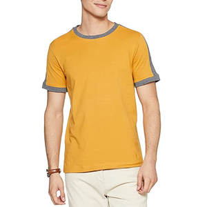 Camiseta de cuello redondo de manga corta para hombre vintage 100% algodón relajado-Fit ligero con logotipo personalizado - Product Image 3