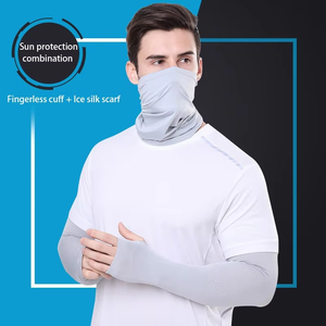 Mangas Protectoras para Brazos de Pesca Anti-UV Personalizadas al por Mayor, Mangas Deportivas para Bicicleta y Baloncesto, Sublimación en Blanco, Antideslizantes - Product Image 6