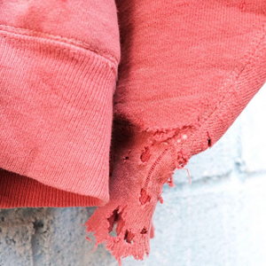 Sudadera con capucha desgastada lavada con ácido para hombre en tallas grandes logotipo personalizado ropa de calle bordada serigrafía personalizada teñida lisa - Product Image 4