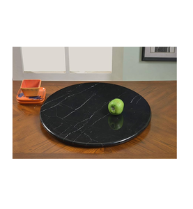 Organizador de mármol negro Lazy Susan Producto más vendido Nuevo diseño restaurante suministros excelente calidad - Product Image 5