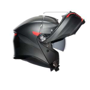 AGV casco modulare Tourmodular frequenza opaco Gunmetal-rosso - Product Image 5