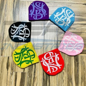 Bonnets personnalisés logos broderie bonnets polyester/coton hiver épais bonnets tricotés coupe-vent bonnets fabriqués au Pakistan - Product Image 1