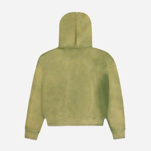เสื้อฮู้ดดี้โอเวอร์ไซส์สไตล์วินเทจ ล้างสีแบบแอซิดวอช ผ้าฝ้ายฟลีซ สำหรับผู้ชาย แบบสั่งทำพิเศษ สตรีทแวร์วินเทจ ล้างสีแบบแอซิดวอช - Product Image 5