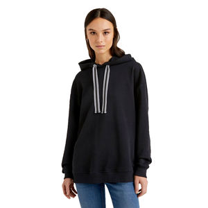 Street Style Custom Cotton Oversized Women <b>Hoodies</b> Blank <b>Plain</b> Bulk Winter Women Korean Pullover <b>Hoodies</b> - Product Image 3