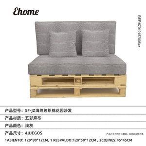 Ensemble de 4 coussins de canapé de jardin de qualité supérieure pour terrasse extérieure, en mousse et fibre, offre spéciale 57010157 - Product Image 1