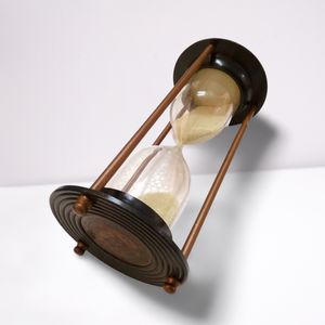 Sablier en aluminium antique moderne avec sablier Beau cadeau décoratif pour cuisine, bureau, maison pour chronométrer un anniversaire, Noël - Product Image 3