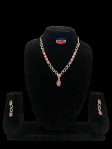 Ensemble de collier ethnique américain en diamant à motif solide pour mariage Accessoire de mode - Product Image 2