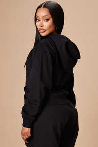 <b>Women's</b> Long Sleeve Casual Hooded <b>Sweatshirt</b> <b>Dress</b> Slim Fit Plain Hoodie for Autumn Wholesale Woven Fabric <b>Women's</b> Pullover - Product Image 4