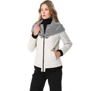 Mesdames Automne Mode Simple Veste en cuir PU Femmes Casual Street Wear PU Varsity Jacket Femmes Veste en cuir - Product Image 4