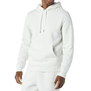 Sweat-shirt à capuche personnalisé pour homme 100% coton Pull à col rond surdimensionné Uni Streetwear Confortable à la mode Vêtement de tous les jours - Product Image 1