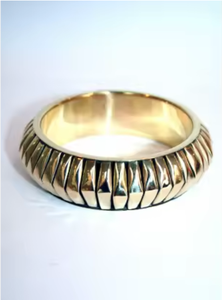 กำไลข้อมือทองเหลืองทำมือ ทนทาน เป็นมิตรกับสิ่งแวดล้อม ทันสมัย สวยงาม คุณภาพสูง พิมพ์ลายดิจิทัล สำหรับผู้หญิง แฟชั่น - Product Image 3