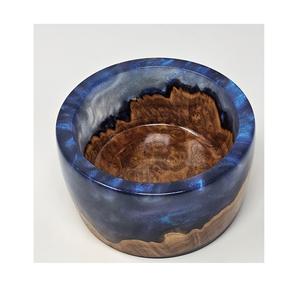 Bol de service en résine haut de gamme fait main, effet marbre brillant, finition élégante, écologique, léger, pour fruits, salades, maison et fêtes - Product Image 6