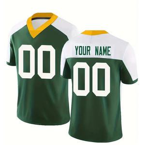 2025 nuevas camisetas de Rugby rápidas personalizables, ropa deportiva, uniformes de fútbol americano, camiseta de malla de fútbol americano de talla grande personalizada - Product Image 3