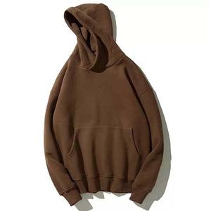 Sudaderas con capucha de algodón con logotipo bordado personalizado de gran tamaño para hombre, venta al por mayor, precio barato, jersey básico de color sólido, sudaderas con capucha para hombre - Product Image 1