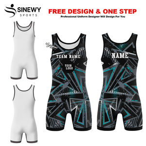 Combinaison de lutte essentielle pour les arts martiaux, équipement de grappling pour la musculation, vente en gros, logo personnalisé, combinaisons de lutte sublimées - Product Image 5