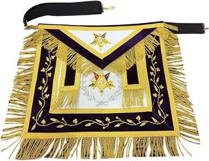 เครื่องราชกกุธภัณฑ์หนังแกะแท้ปักลายแบบแฮนด์เมดน้ำหนักเบาสั่งได้จากโรงงาน - Product Image 5