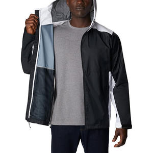 Cortavientos personalizado de los hombres de talla grande de nylon chaqueta cortavientos estilo ligero transpirable impermeable mangas regulares 2026 - Product Image 5