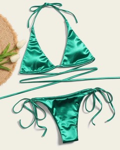 Bikini de 4 piezas y falda 2023, traje de baño para niñas, traje de baño de cintura alta para niños, bañistas, traje de baño, ropa de playa - Product Image 1