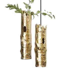 Vase en fil d'aluminium, Pot de fleur en métal, décorations de Table de bureau et de maison, nouvelle collection - Product Image 5