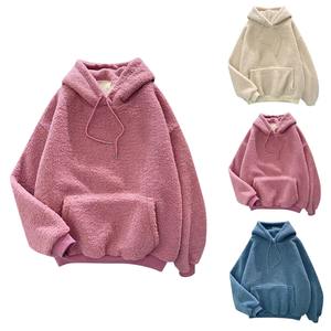 เสื้อโค้ทแขนยาวมีฮู้ดแบบรูดซิปมีฮู้ดสำหรับผู้หญิงเสื้อผ้าแฟชั่นเสื้อถักเสื้อกันหนาวสำหรับผู้หญิงใหม่ - Product Image 5