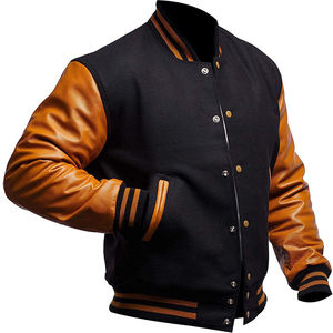 Meilleures vestes d'université stylées, manches longues, col ras du cou respirant, impression de logo personnalisé, veste de baseball pour hommes - Product Image 3