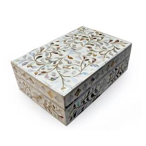 Caja de Joyería Decorativa con Incrustaciones de Hueso para Guardar Anillos, Brazaletes y Pendientes a un Precio Económico, Caja de Joyería Clásica con Incrustaciones de Hueso - Product Image 2