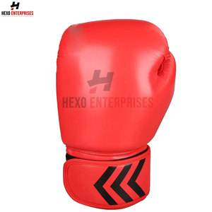 Guantes de boxeo de entrenamiento de cuero de gama alta con logotipo personalizado cómodos de cuero PU punzonado profesional-Quty Kickboxing impermeable - Product Image 4