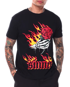 Hombres 150 gramos transpirable 100% algodón camiseta para hombres holgado ajuste holgado impreso tripulación fitness antiarrugas bolsillo - Product Image 6