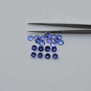 พลอย tanzanite ทรงเหลี่ยมเจียระไนทรงกลม5มม. สีฟ้าจากผู้จำหน่ายที่ผ่านการตรวจสอบ - Product Image 3