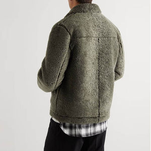 Nueva Chaqueta de Invierno 2025 para Hombre, Venta al por Mayor, 100% Poliéster, Logotipo Personalizado Bordado e Impreso, Chaqueta Polar con Cremallera Completa para Hombre - Product Image 2